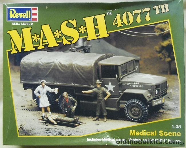 Revell 1/35 M*A*S*H 4077th M-34 Medical Scene - (MASH 4077), 4820 plastic model kit
